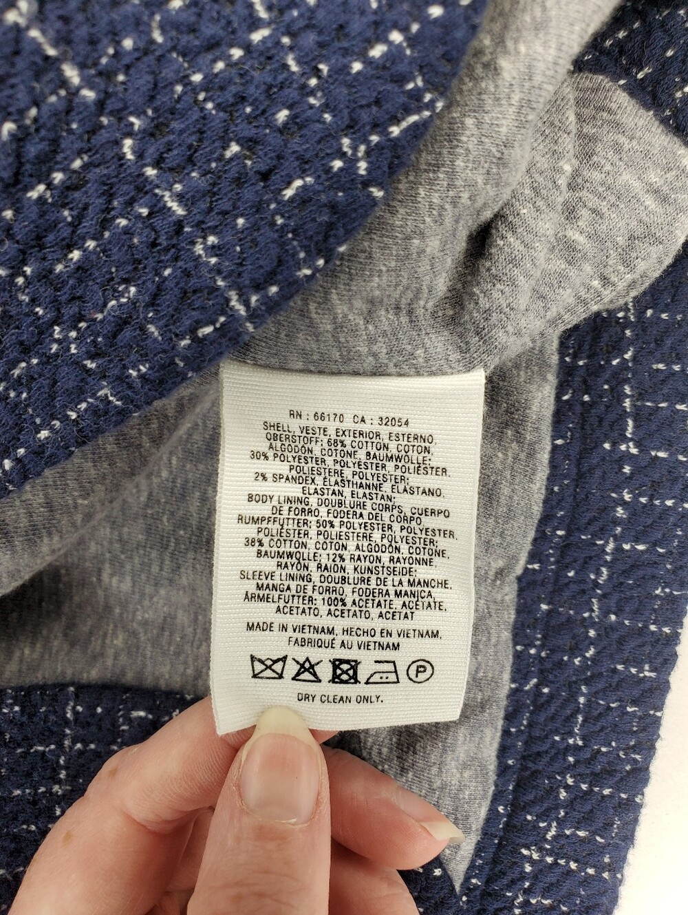 NWOT Anthropologie Cartonnier Michel Knit Blazer Size 14 - Picture 8 of 9